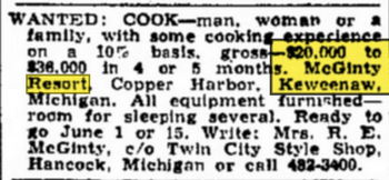 Pines Resort (McGintys Resort) - May 1965 Article (newer photo)